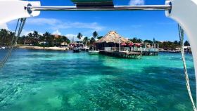 View of Blue Tang Inn Ambergris Caye from the sea – Best Places In The World To Retire – International Living